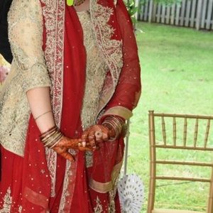 Asian/Pakistani bridal suit. 3 pc